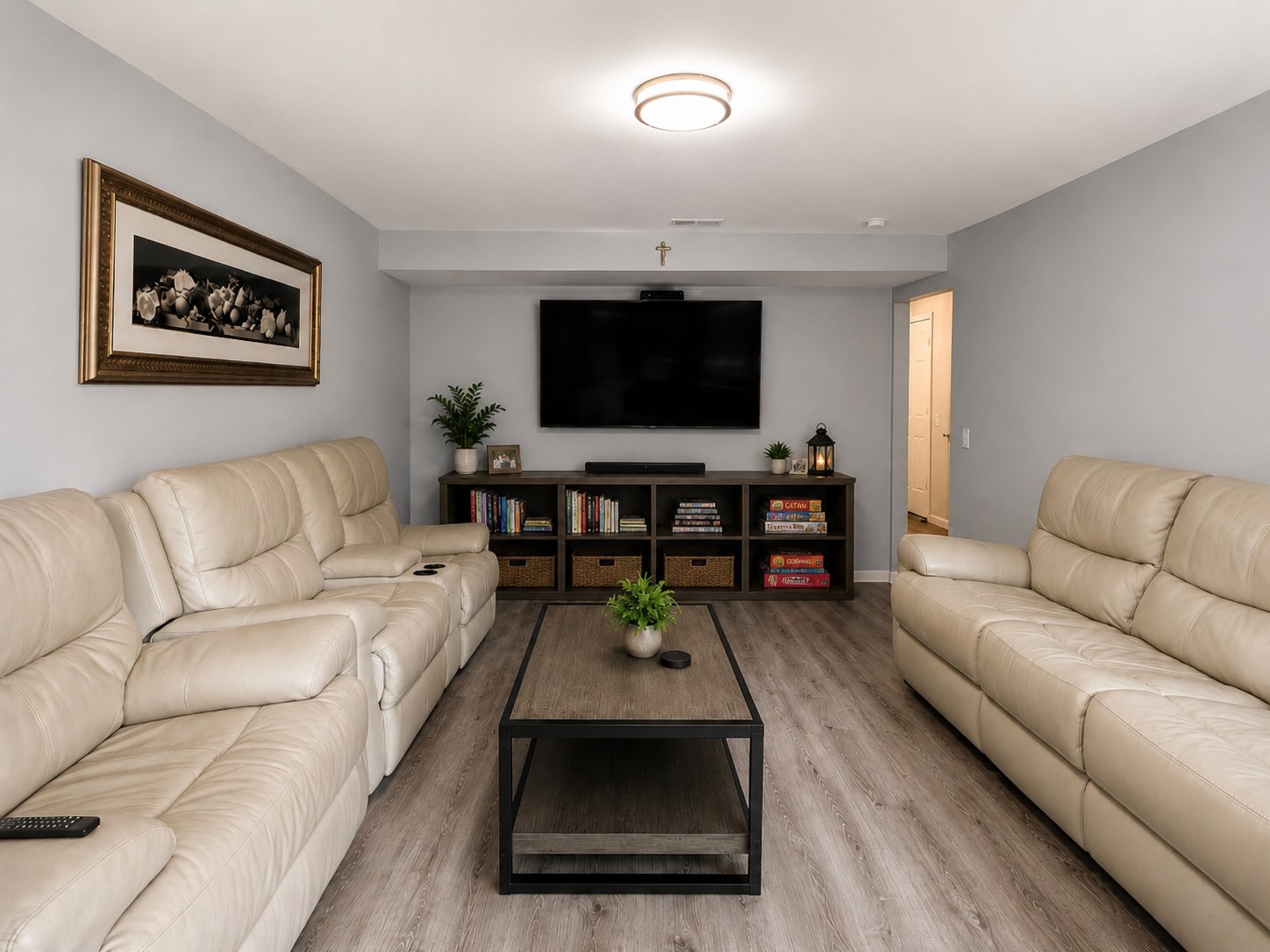 Comfortable shared living room at Life Worth Living Adult Family Home