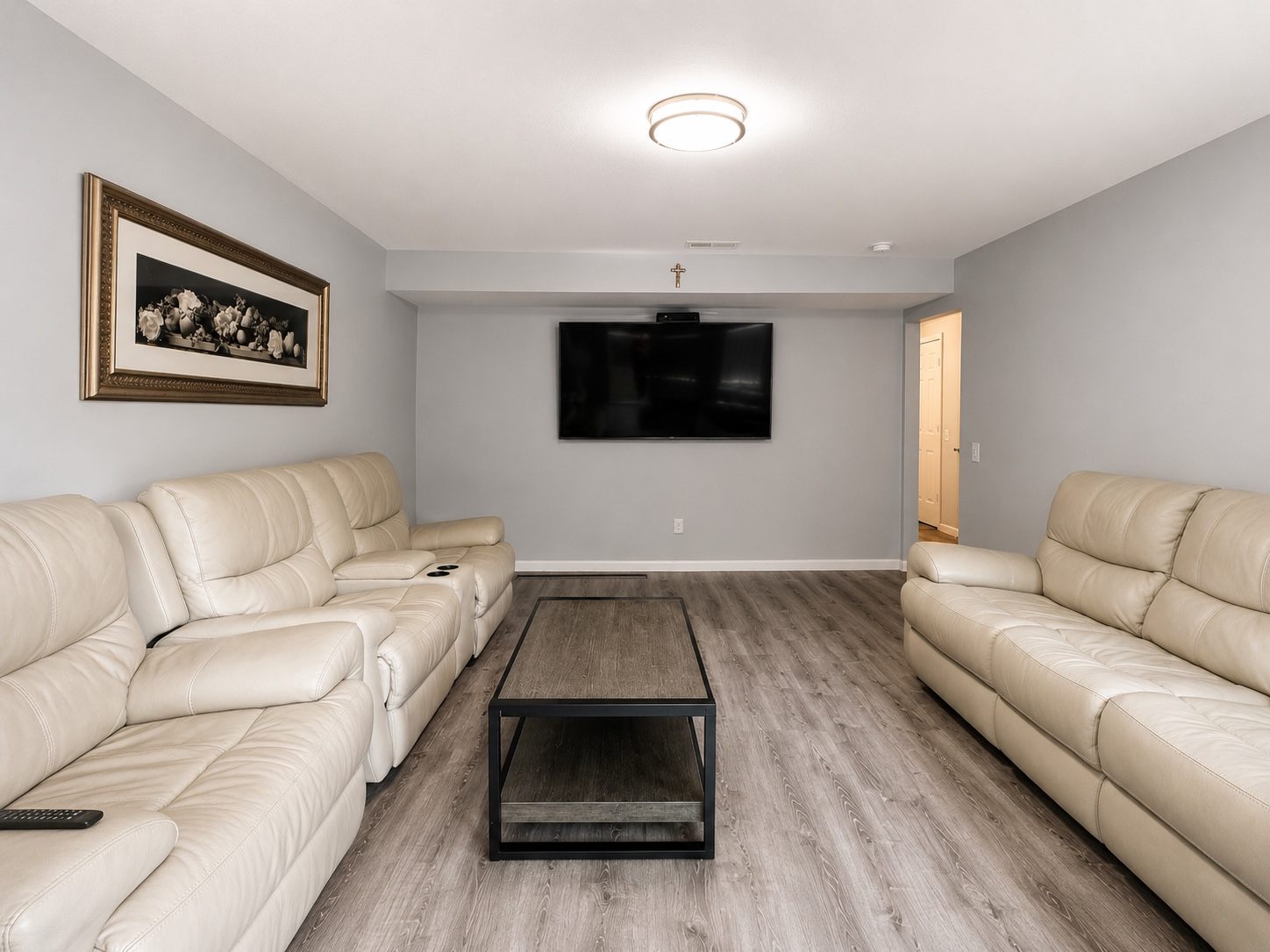 Comfortable shared living room at Life Worth Living Adult Family Home