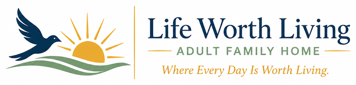 Life Worth Living Adult Family Home logo