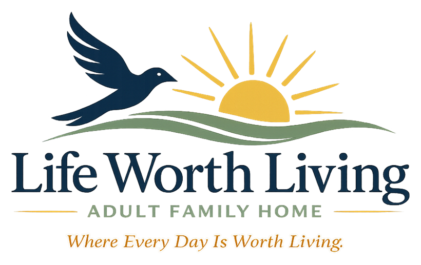 Life Worth Living Adult Family Home primary logo